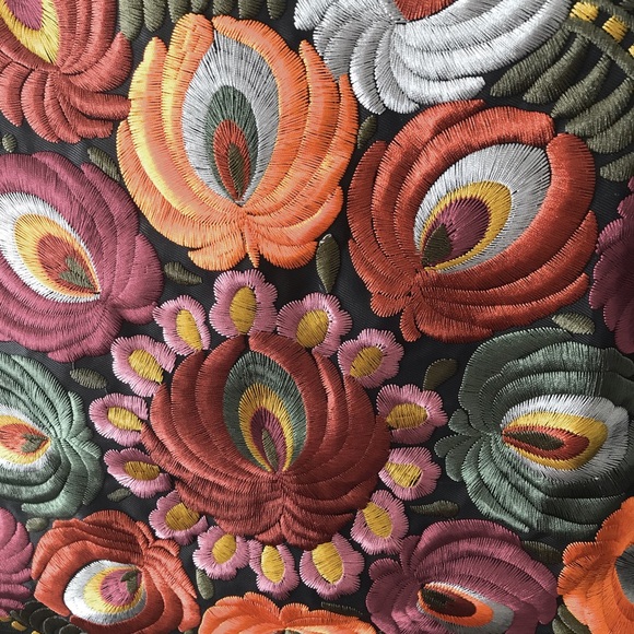 RELISTED Boho Embroidered Oversized Embroidered Jean Jacket - Picture 12 of 14